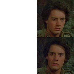 Dune 1984 - Paul's Prescience Drake Format Meme Template