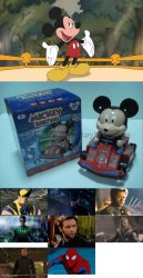 Hong Xing Da - Mickey Karting Bump and Go Toys Meme Template