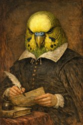 shakespear birb Meme Template