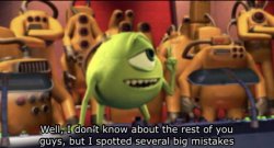 I spotted several big mistakes meme Meme Template