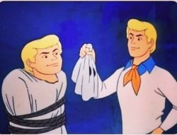 Mask Reveal Scooby Meme Template