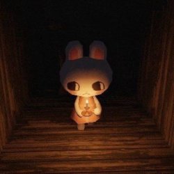 Scared bunny horror Meme Template