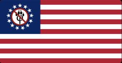 American Anti Furry Flag Meme Template