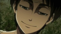 Eren's "kill you all" smile Meme Template