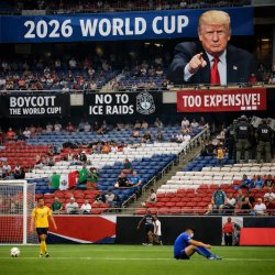 Concerns about low interest in the 2026 World Cup stem from a mi Meme Template