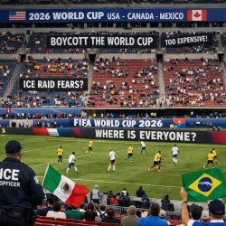 Concerns about low interest in the 2026 World Cup stem from a mi Meme Template
