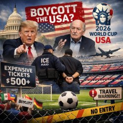 Concerns about low interest in the 2026 World Cup stem from a mi Meme Template