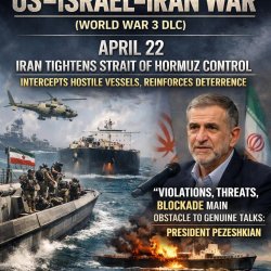 US–Israel–Iran War (World War 3 DLC)  April 22: Iran tightens St Meme Template