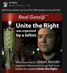 Unite The Right Jason Kessler Tiki Torcher at C-ville Meme Template