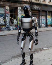 Tesla gangster robot Meme Template