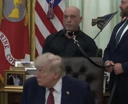 Joe Rogan gimp to Donald Trump Meme Template