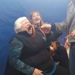 sausage granny Meme Template