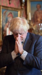 Boris Johnson praying Meme Template