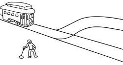Blank trolley problem Meme Template