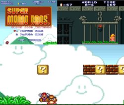 Mario vs Goomba Meme Template
