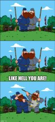 like hell you are! Meme Template