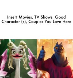 Olivia Burke and Jett Fillmore (GOAT) Loves What? Meme Template