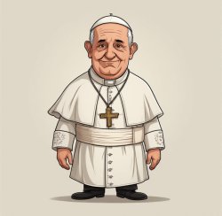 Ironic Pope Meme Template