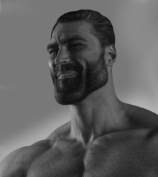 Gigachad Crying Meme Template