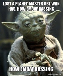 Lost a planet Meme Template