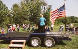 Hillary had a big crowd Meme Template