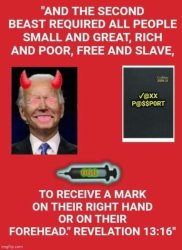 Biden Mark of the Beast Meme Template