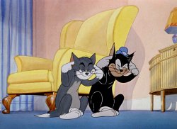 Tom and Jerry explosion Meme Template