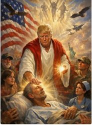 Donald trump jesus Meme Template