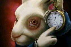 White Rabbit Meme Template