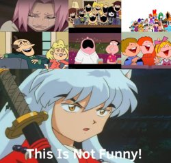 Inuyasha finds what not funny ? Meme Template