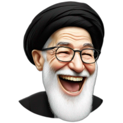 khamenei laughing Meme Template