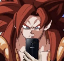 Disgusted Gogeta Meme Template