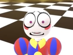 Bald Pomni Meme Template