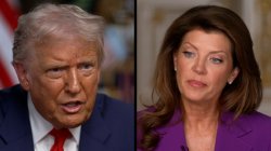 Donald Trump Norah O'Donnell  60 Minutes interview 27APR2026 Meme Template