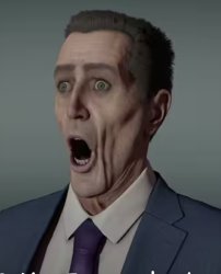 G-Man Scream Meme Template