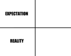 Expectation vs Reality (fixed) Meme Template