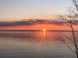 lake sunrise Meme Template