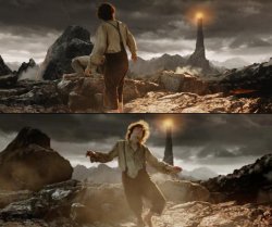 Frodo nailed at mordor Meme Template
