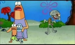 Spongebob Taking The Kids away Meme Template
