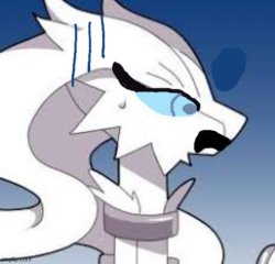 Verita the Reshiram disgusted Meme Template
