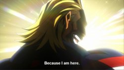 Allmight I Am Here Meme Template