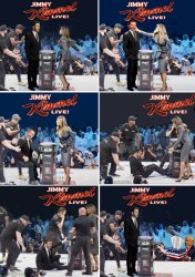 Melania Trump vs Jimmy Kimmel Meme Template