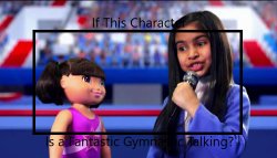 If This Character is a Fantastic Gymanastic T? Meme Template