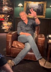 Greasy Gavin crossed legs Meme Template