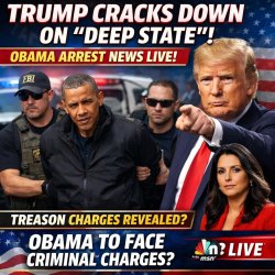 TRUMP CRACKS DOWN ON “DEEP STATE”! l Obama Arrest News LIVE | Tr Meme Template