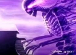 hollow purpled skeleton playing piano Meme Template