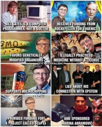 Truth about Bill Gates Meme Template