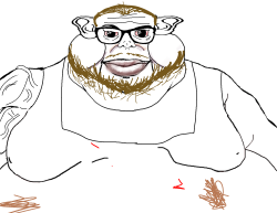 Fat coomer soyjak Meme Template