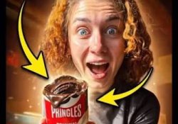 Americans eating pringles Meme Template