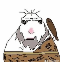 Hamster Doodle Caveman Meme Template